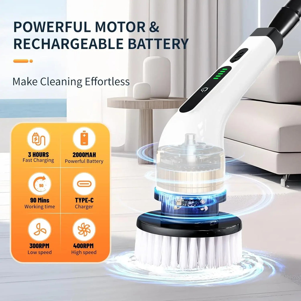 Electric Rotating Scrubber - TheSnapDrop